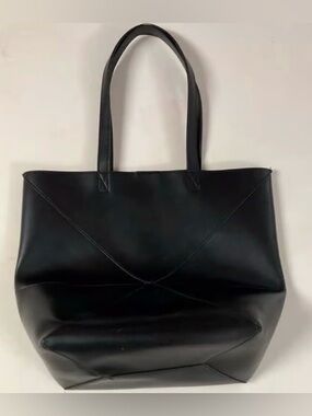 Black Puzzle Tote Bag